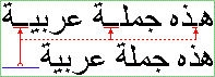 アラビア語テキストに適用されたカシダの例